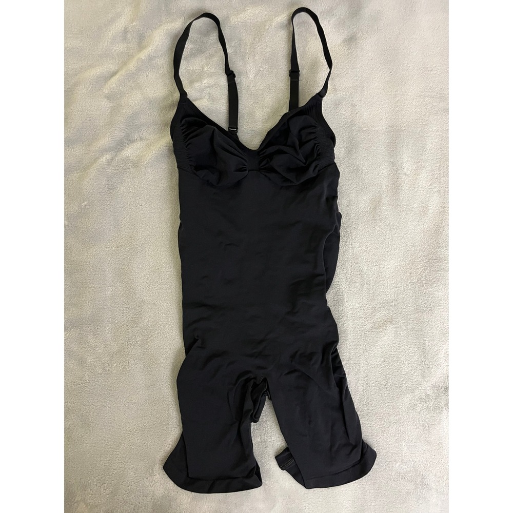 Skims XL Seamless Sculpt Mid Thigh Shorts Onyx Bodysuit BBL Butt Lifting NWOT